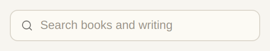 The search box. It searches your writing, not only titles.